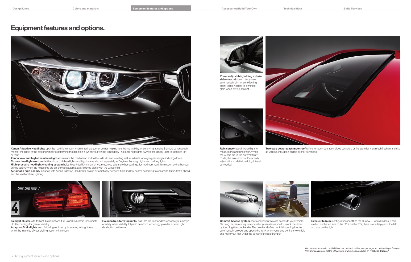 2012 BMW 3-Series Sedan Brochure Page 8